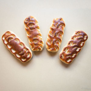 Marzipanbrote geflämmt