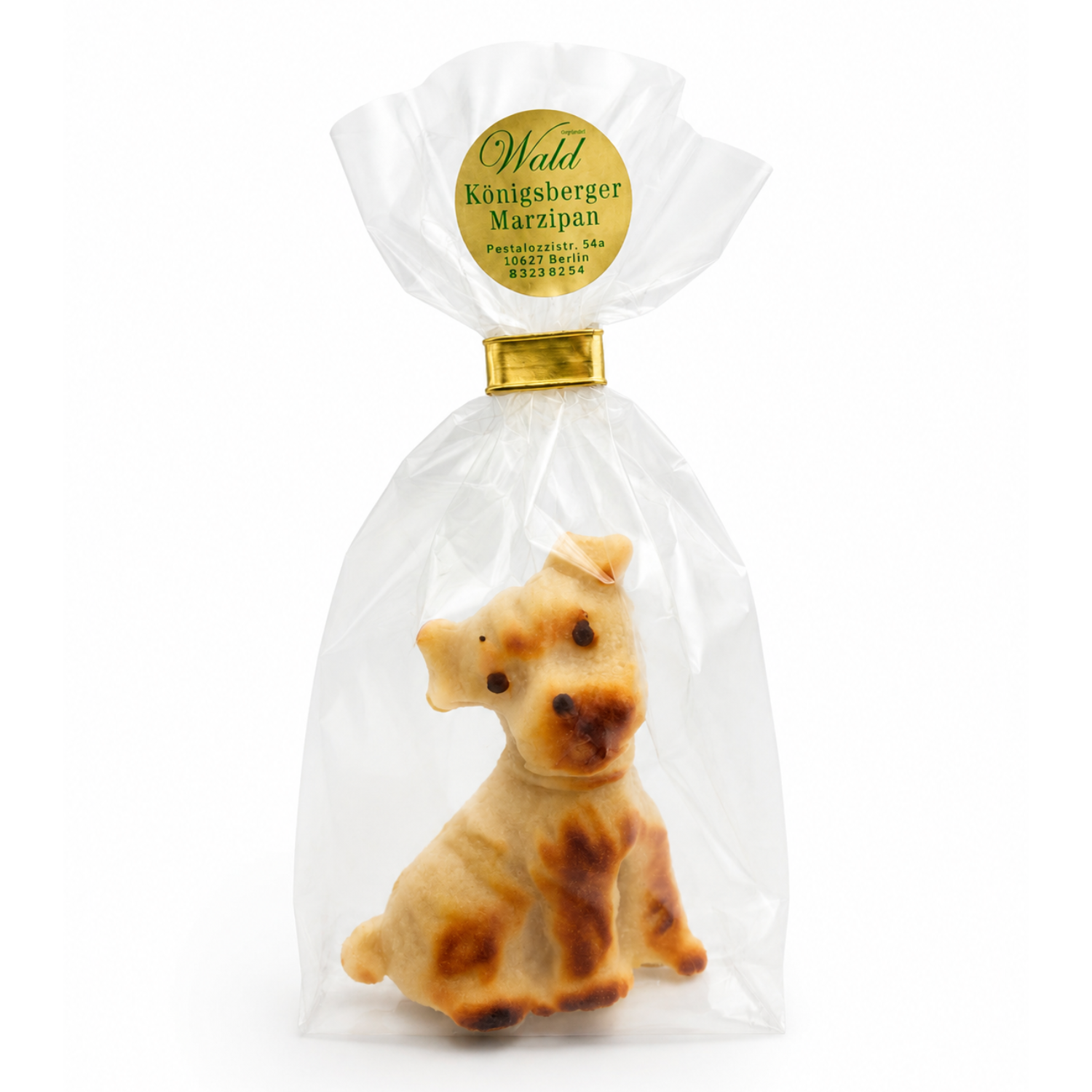 Marzipan Hund Strolchi geflämmt – Bild 3